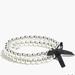 J. Crew Jewelry | J. Crew Beaded Stretch Bracelet. Set Of 2. | Color: Silver | Size: Os