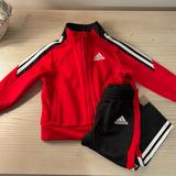 Adidas Matching Sets | Adidas 9mo Baby Outfit | Color: Black/Red | Size: 9-12mb