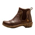 El Naturalista Damen Chelsea Boots Yggdrasil, Frauen Stiefeletten,Wechselfußbett,Warmfutter,Winterstiefeletten,Stiefel,Brown,41 EU / 7.5 UK