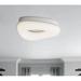 Orren Ellis 1 - Light Unique/Statement 3 Color Temperature LED Energy Saving Flush Mount Ceiling Light Acrylic in White | Wayfair