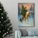 The Holiday Aisle® The Family Tree Premium Gallery Wrapped Canvas - Ready To Hang Metal in Black/Blue/Green | 40 H x 30 W x 1 D in | Wayfair