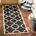 Black/White 72 x 0.2 in Area Rug - Winston Porter Herefordshire Geometric Black/Beige Indoor/Outdoor Area Rug | 72 W x 0.2 D in | Wayfair