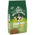 2x10kg Adult Grain-Free Turkey & Vegetable James Wellbeloved Dry Dog Food