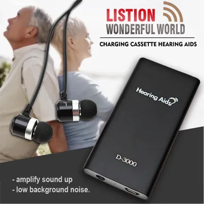 Amplificateur de son d'oreille aste pour appareils auditifs appareil de soin des oreilles cassette