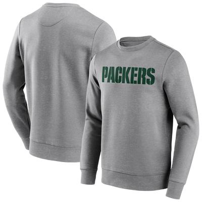 Green Bay Packers Neutral Color Wordmark Crew Sweatshirt - Herren Image