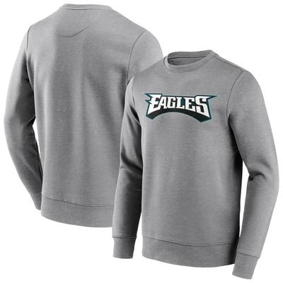 Philadelphia Eagles Rundhals-Sweatshirt mit neutraler Farbe und Wortmarke - Herren Image