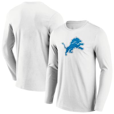 Detroit Lions Secondary Color Logo Langarm-T-Shirt - Herren Image