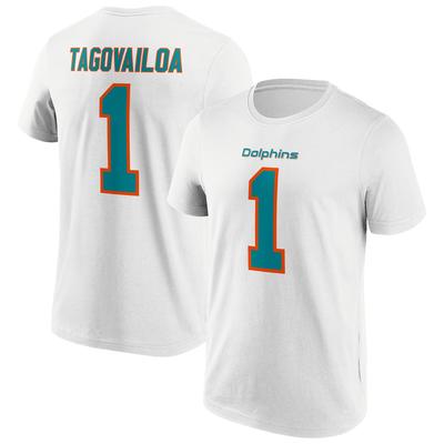 Miami Dolphins Road Name & Number T-Shirt - Tua Tagovailoa - Herren Image