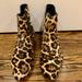 J. Crew Shoes | Jcrew Leopard Print Ankle Booties | Color: Black/Brown | Size: 7.5