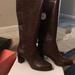 Giani Bernini Shoes | Giani Bernini Dark Brown Cric Tall Boots Size 8.5 M | Color: Brown | Size: 8.5