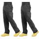 Twin Pack - Endurance Mens Cargo Combat Work Trouser with Knee Pad Pockets and Reinforced Seams (42R, Black)