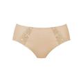 Rosa Faia 1340-753 Women's Grazia Desert Nude Embroidered Full Panty Highwaist Brief 20 (Brand Size 42)