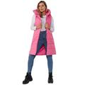 Candid Styles Ladies Warm Padded Gilet Body Warmer Jacket#( Neon Pink # UK 20-22