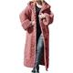 Womens Sweater Overcoats Solid Colour Chunky Knitted Hoodie Long Cardigans Winter Longline Coats Jackets Sale Clearance