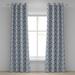 East Urban Home Ambesonne Cartoon Grommet Curtain, Abstract Snowflakes Pastel Background Winter Celebration Theme Christmas | 84 H in | Wayfair