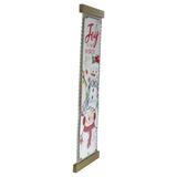 Northlight Seasonal 26-Inch Joy To The World Galvanized Christmas Wall Decor Fabric in Red/White | 26 H x 8 W x 1 D in | Wayfair NORTHLIGHT NJ90598