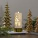 Northlight Seasonal 9" Gold & Nativity Scene Flameless Candle Plastic in White | 9 H x 4 W x 4 D in | Wayfair NORTHLIGHT MW20X1219