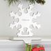 Personalization Mall Engraved Snowflake Stocking Holder Metal in Gray | 6.5 H x 5 W in | Wayfair 15287-S