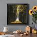 Millwood Pines Fall Kicks In - Picture Frame Photograph Print on Canvas Canvas, Solid Wood in Black/Gray/Green | 26.5 H x 26.5 W x 1.5 D in | Wayfair