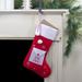 Northlight Seasonal 19" Red & White "Dear Santa" Envelope Christmas Stocking Polyester in Red/White | 19 H x 10.2 W in | Wayfair NORTHLIGHT J90435