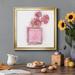 House of Hampton® Golden Perfume I-Premium Framed Canvas - Ready To Hang Canvas, Solid Wood in Pink | 26.5 H x 26.5 W x 1.5 D in | Wayfair