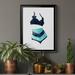 Highland Dunes Vintage Swimwear III - Picture Frame Painting on Canvas in Black/Blue/Green | 30.5 H x 22.5 W x 1.5 D in | Wayfair