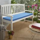 Breakwater Bay Outdoor Sunbrella Seat Cushion, Glass in Blue | 3 H x 60 W x 19 D in | Wayfair A8756B0E05034EFA9102D554496AA44E
