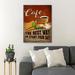 Trinx Breakfast w/ Coffee - Café The Best Way To Start Your Day Gallery Wrapped Canvas - Food Illustration Decor & Red Living Room Decor Canvas | Wayfair