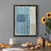 Orren Ellis Blue Horizon I Premium Framed Matte - Ready To Hang Canvas, Solid Wood in Black/Blue/Green | 37.5 H x 27.5 W x 1 D in | Wayfair