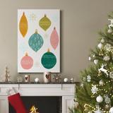 The Holiday Aisle® Modern Holiday II Premium Gallery Wrapped Canvas - Ready To Hang Canvas in White | 48 H x 36 W x 1 D in | Wayfair