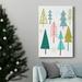 The Holiday Aisle® Modern Holiday I Premium Gallery Wrapped Canvas - Ready To Hang Canvas in White | 48 H x 36 W x 1 D in | Wayfair