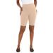 Plus Size Women's Everyday Stretch Cotton Bike Short by Jessica London in Nude (Size 18/20)