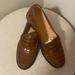 J. Crew Shoes | J Crew Hazelnut Croc Embossed Leather Loafer | Color: Brown | Size: 9