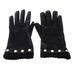 Gucci Accessories | Gucci Nappa Pearl Gloves In Black Leather | Color: Black | Size: Various