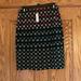 Anthropologie Skirts | Aldomartins Fo Anthropology Knit Skirt Nwt Size M | Color: Black/Blue | Size: M