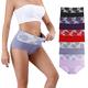 Honzadar Womens High Waisted Underwear,Tummy Control briefs with jacquard,C-Section Recovery,Regular & Plus Size,Multipack.