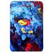 College Covers Sublimated Soft Polyster Blanket Polyester in Red/Blue/Indigo | 60 H x 42 W in | Wayfair KANSUBTH42