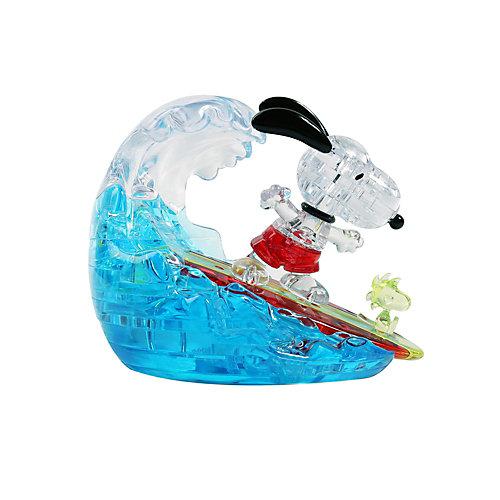 Crystal Puzzle Snoopy Surfing