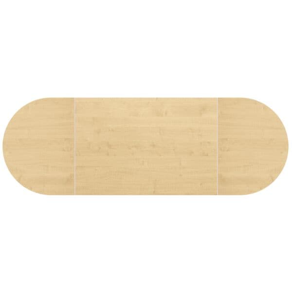 HAMMERBACHER Konferenztisch »London« oval 280 x 80 x 72 - 74 cm braun, 74 cm