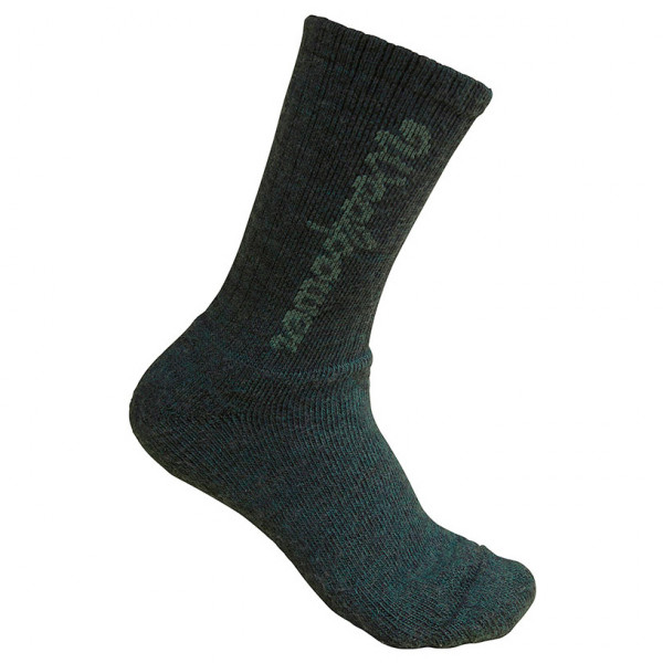 Woolpower - Kids Socks 400 Logo - Multifunktionssocken 32-35 | EU 32-35 schwarz