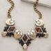 Anthropologie Jewelry | Baublebar X Anthropologie Dorado Crystal Bib Necklace | Color: Brown/Gold | Size: Os