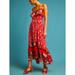 Anthropologie Dresses | Anthropologie Zuri Midi Dress, Nwt Large | Color: Red | Size: L