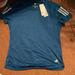 Adidas Tops | Adidas Running Own The Run Tee Womens L Brand New With Tags | Color: Blue | Size: L