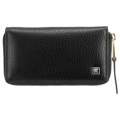 ZWILLING Beauty Maniküre Pediküre Set 3tlg. mit Kombi-Nagelschere, Leder, schwarz Nagelpflegeset