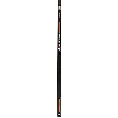 Mizerak 58" Two-Piece Red / Yellow Pinstripe Deluxe Carbon Composite Billiard / Pool Cue with MicroTac Grip P1882Y