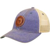 Men's Navy West Virginia Mountaineers Target Old Favorite Trucker Snapback Hat