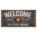 Grambling Tigers 6'' x 12'' Welcome to Our Home Sign
