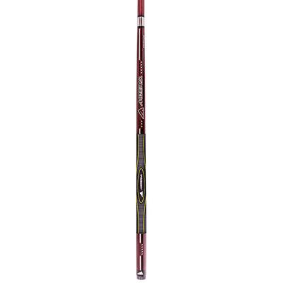 Mizerak 58" Two-Piece Red Premium Carbon Composite Billiard / Pool Cue with 3D Sport Grip P1883R