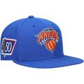 Men's Mitchell & Ness Blue New York Knicks 50th Anniversary Snapback Hat