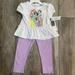 Disney Matching Sets | Disney Princess Outfit | Color: Purple/White | Size: 2tg